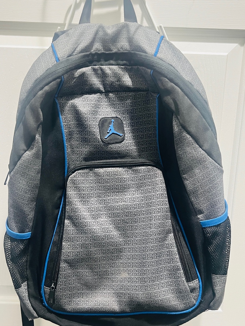 Jordan Gray, Black & Blue Men's Backpack